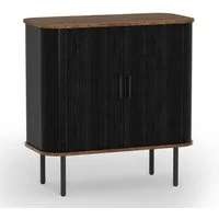 FiveWillowise Sideboard Vielfältiger Aufbewahrungsschrank, Küchenschrank mit 2 Schiebetüren (1 St), Anrichte, Buffetschrank, Kaffeebar-Schrank, 80 x 40 x 82cm