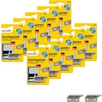 SCHELLENBERG Rollladen-Anschlagstopper Zubehör für Außenrollläden, 3,7 mm Länge, Set, 20-St., Rollladenstopper, 38 x 31 x 15 mm, grau