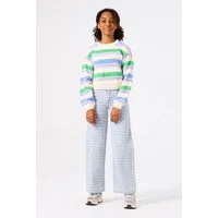 Garcia Weite Jeans mit Strukturmuster