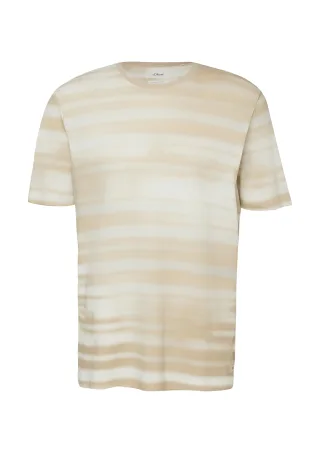 s.Oliver - T-Shirt beige/creme - Gr. - XXL