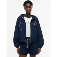 Tommy Hilfiger Windbreaker NYLON WINDBREAKER CO-ORD aus pflegeleichter Kunstfaser mit Kapuze