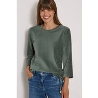 CECIL 3/4-Arm-Shirt mit Tunnelzug am Saum