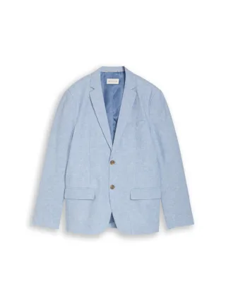 Tom Tailor - Sakko mit Leinenanteil blau - Gr. - 56