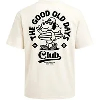 Neverless Oversize-Shirt Herren T-Shirt - Good old Days - Oversized Relaxed Fit Sommer Fashion mit Print