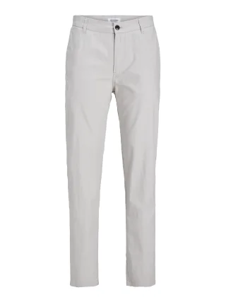 JACK&JONES - JPSTACE SUMMER LINEN BLEND CHINO PANT SN Grau - Gr. - 32