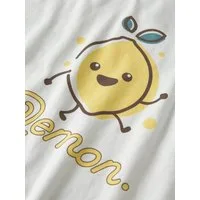 Name It Schlafanzug NKFNIGHTSET BOXY LEMON