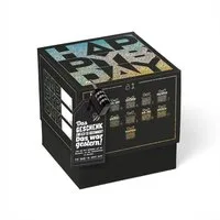 SURPRISA Geschenkbox Rätsel-Geschenkbox Happy Birthday mit Glitzer, originelle Geburtstagsbox mit Zahlenschloss zum Geburtstag