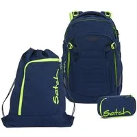 Satch Schulrucksack Match (3tlg., inkl. Schlamperbox und Sportbeutel)