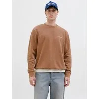 Jack & Jones Sweatshirt JJEDOVER PRINT SWEAT CREW NECK