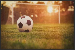 Fussmatte Fußball 4567 | Größe: 60 cm x 45 cm