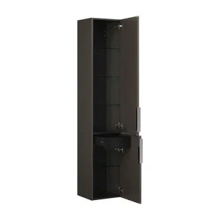 Burgbad Hochschrank Eqio 1760x350x320 Grau Hochglanz, HSBA035RF2010 HSBA035RF2010