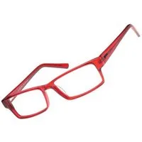 Fossil Brillengestell Korrektionsfassung Brille Kunststoff Rot 53/16/140 - OF2071600, Kunststoff