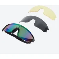 Walfort Fahrradbrille Fahrradbrille inkl. Ersatzglas Fahrradsonnenbrille, (3-St)