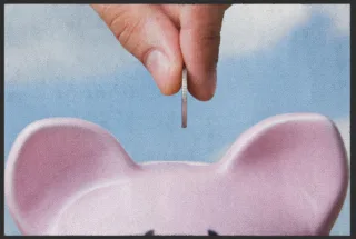 Fussmatte Sparschwein 6192 | Größe: 60 cm x 45 cm