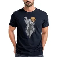 Neverless Print-Shirt Herren T-Shirt Aufdruck Wolf Wald Wildnis Outdoor Natur Tiermotiv mit Print