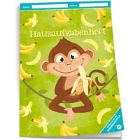 Trötsch Verlag Schulheft TRÖTSCH Hausaufgabenheft Affe für die Grundschule DIN A5