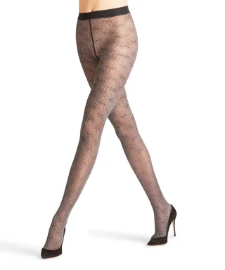 FALKE - FALKE Glitzy Bow 50 DEN Damen silver