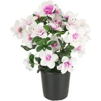 Kunstblume Kunstblume Azaleen im Topf, I.GE.A., Höhe 29 cm, Blume Kunstpflanze Blumendeko Tischdeko Zimmerpflanze