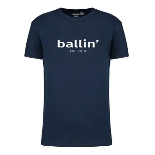 Regular Fit Shirt von Ballin Est. 2013 in der farbe Blau und in größe XL.