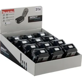 Makita Display 12x Impact Black Bit-Set 31-tlg.