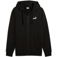 PUMA Kapuzensweatshirt ESS NO 1 LOGO FULL-ZIP HOODIE TR mit Knopfleiste, mit verstellbarer Kapuze, mit Kängurutasche
