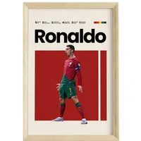 JUSTGOODMOOD Poster Premium ® Christiano Ronaldo Poster · Portugal Trikot · ohne Rahmen