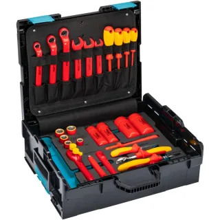 HAZET Werkzeug Satz schutzisoliert Vierkant 10 mm (3/8 Zoll) 27-teilig - 150/27
