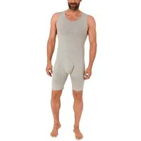 Normann Pyjama Pflegebody Ärmellos UNISEX Pflegeoverall mit Rückenreißverschluss