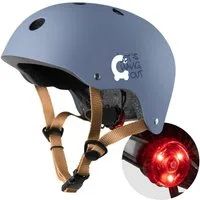 Cariboo Kinderhelm CARIBOO LED-Licht verstellbar 48-52cm EN1078