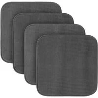 Bestlivings Stuhlkissen Struktur 38x38 cm, verschiedene Farben & Sets, Anti-Rutsch-Rückseite, angenehme Polsterung, für Indoor/Outdoor