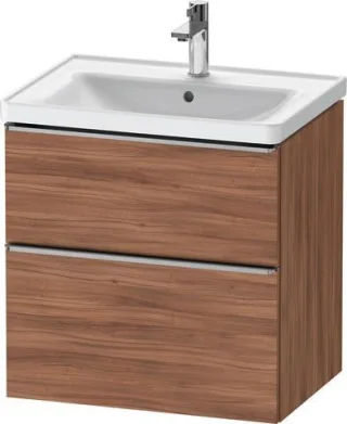 Duravit D-Neo Waschtischunterbau wandhängend Nussbaum Matt 634x452x625 mm - DE4354070790000 DE4354070790000