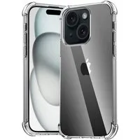 CoolGadget Handyhülle Anti Shock Rugged Case für Apple iPhone 15 6,1 Zoll, Slim Cover Kantenschutz Schutzhülle für iPhone 15 Hülle Transparent