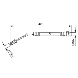 Bosch Bremsschlauch hinten BMW Z4