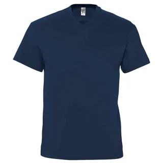 SOLS Herren Victory T-Shirt mit V-Ausschnitt (Marine)