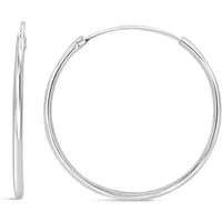 Ars-Argenti Paar Creolen Ohrringe Damen echt 925 Sterling Silber inkl. Geschenkbox (inkl. Schmuckbox), 925 Sterling Silber, Hypoallergen, Wasserfest, Nickelfrei