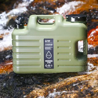 Xmund Camping Water Container Portable Car Driving Water Tank 18.5L Large Capacity Outdoor Water Bucket with Faucet Picn