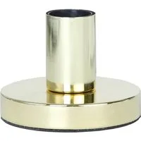 STAR TRADING Stehlampe "Glans" Messing, gold, E27, G, IP20, 120x120mm