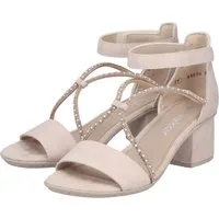 Rieker Sandalette Sommerschuh, Sandale, Blockabsatz, mit praktischem Klettverschluss
