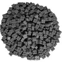 LEGO® LEGO® 2X2 Steine Bausteine Dunkelgrau - 3003 NEU! Menge 100x Spielbausteine, (Bausteine, 100 St., Kreativ-Set), Made in Europe