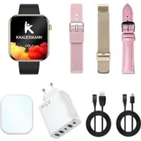 Knauermann Lite 4 (2026) Gesundheitsuhr mit GPS & Telefonfunktion Smartwatch (Proprietär), Bluetooth