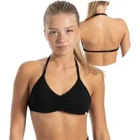 Smilodox Sport-BH Esta, Neckholder Bra, Ringverschluss, Geraffte Front ohne Bügel Geraffte Front, leichte Aktivitäten mit Komfort Yoga Freizeit Studio