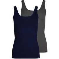 Skiny Achseltop Every Day In Cotton Advantage (2-St., 2er Pack) mit flacher Nahtverarbeitung