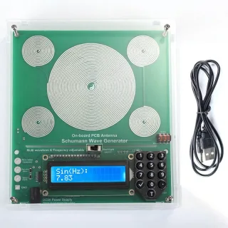 Adjustable Frequency Modulation Signal Generator 0.01Hz to 100000Hz Multi-Waveform Schumann Wave Sine Square Inverted Po
