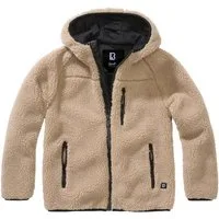Brandit Allwetterjacke Brandit Damen Kids Teddyfleecejacket Hood (1-St)