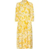 Reitmayer Midikleid Blumen-Kleid mit Stehkragen