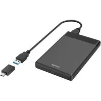 Hama Festplatten-Gehäuse USB-Festplattengehäuse für 2,5" SSD u. HDD-Festplatten Adapter