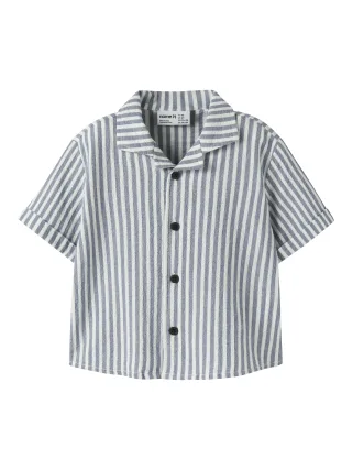 NAME IT - NMMFEDENIS SS SHIRT Vintage Indigo - Gr. - 104
