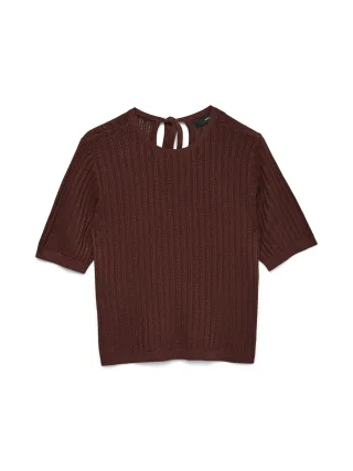 VERO MODA - VMNEWLEXSUN NEWSTITCH 2/4 TIE O-NCK PULL Andorra - Gr. - M