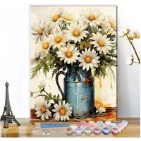LuxusKollektion Malen nach Zahlen Malen nach Zahlen Erwachsene Blumen 40x50cm