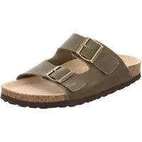 natural Sense Tieffußbett khaki Pantolette